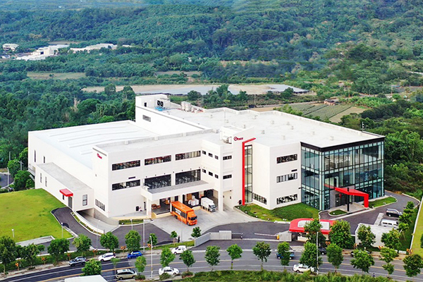 台湾グレース嘉義工場の空中写真